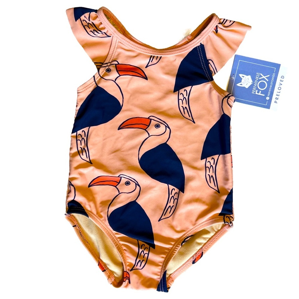 Tea Collection Flutter Baby One Piece size 18-24m